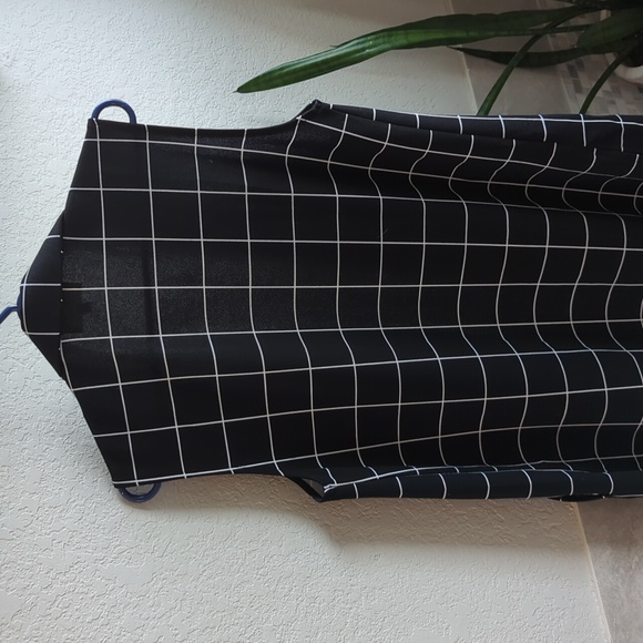 Melloday open vest in window pane - Picture 3 of 4